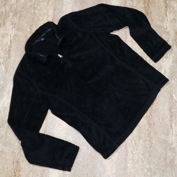 Lands' End Tops - LANDS ENS LOW SHAG FLEECE PULLOVER SIZE M